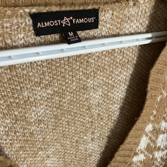 Almost Famous Cardigan Size Medium - Picture 4 of 5